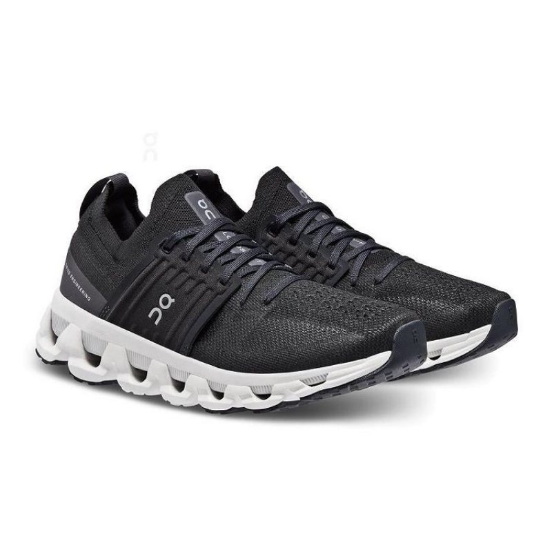 Black / White On Cloud Cloudswift 3 Women's Running Shoes | On_IN8008