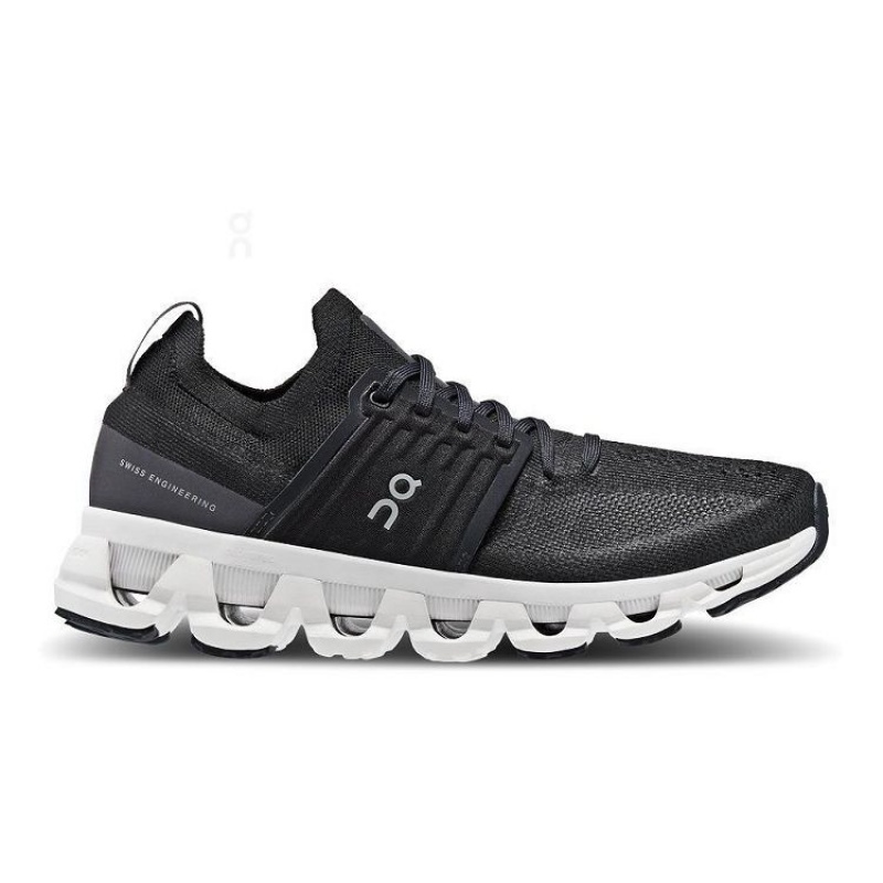 Black / White On Cloud Cloudswift 3 Women\'s Running Shoes | On_IN8008