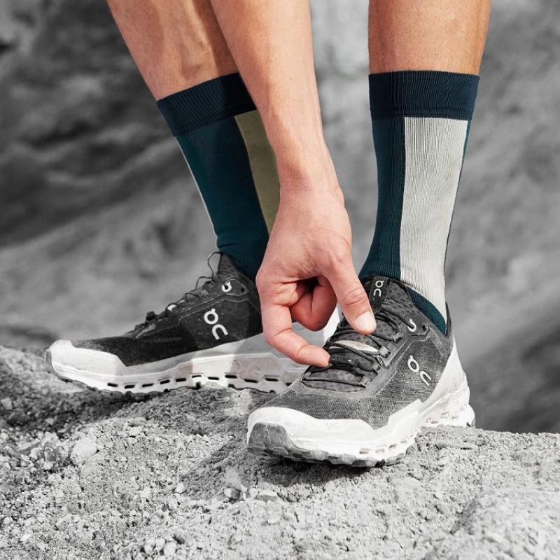 Black / White On Cloud Cloudultra Men's Trail Running Shoes | On_IN8081