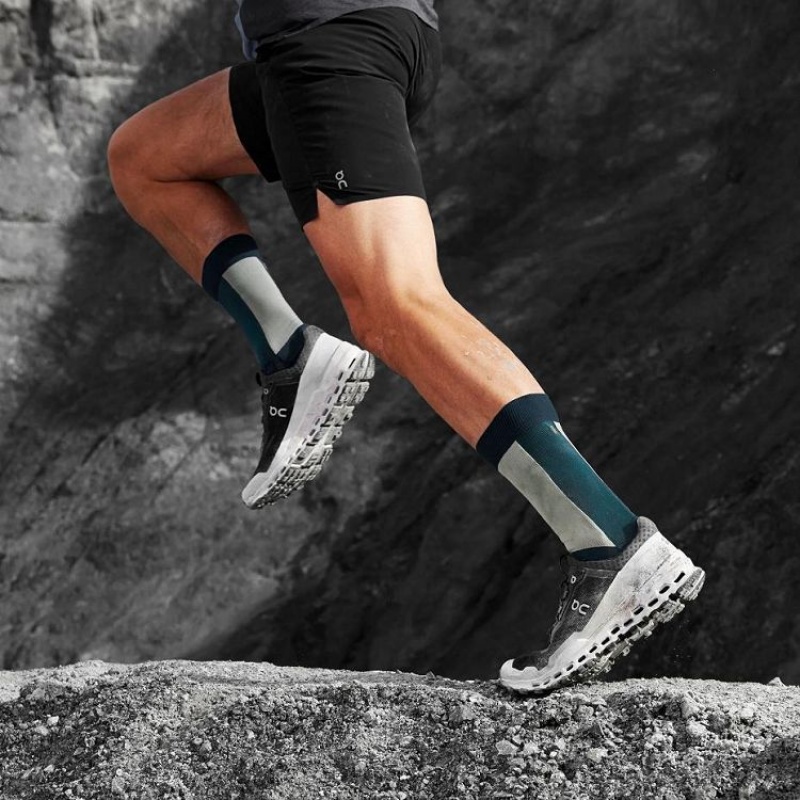 Black / White On Cloud Cloudultra Men's Trail Running Shoes | On_IN8081