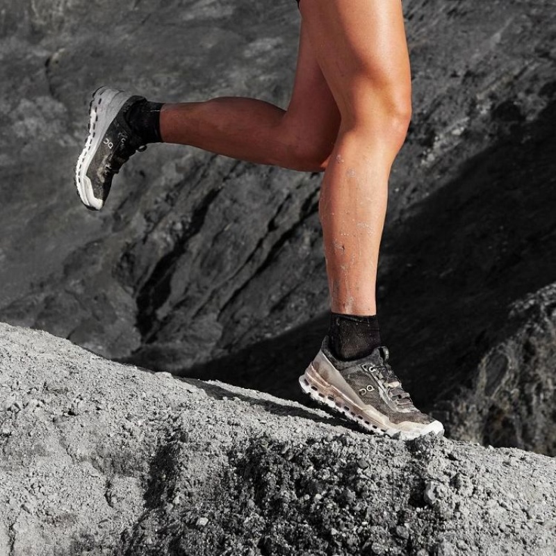 Black / White On Cloud Cloudultra Women's Trail Running Shoes | On_IN8096