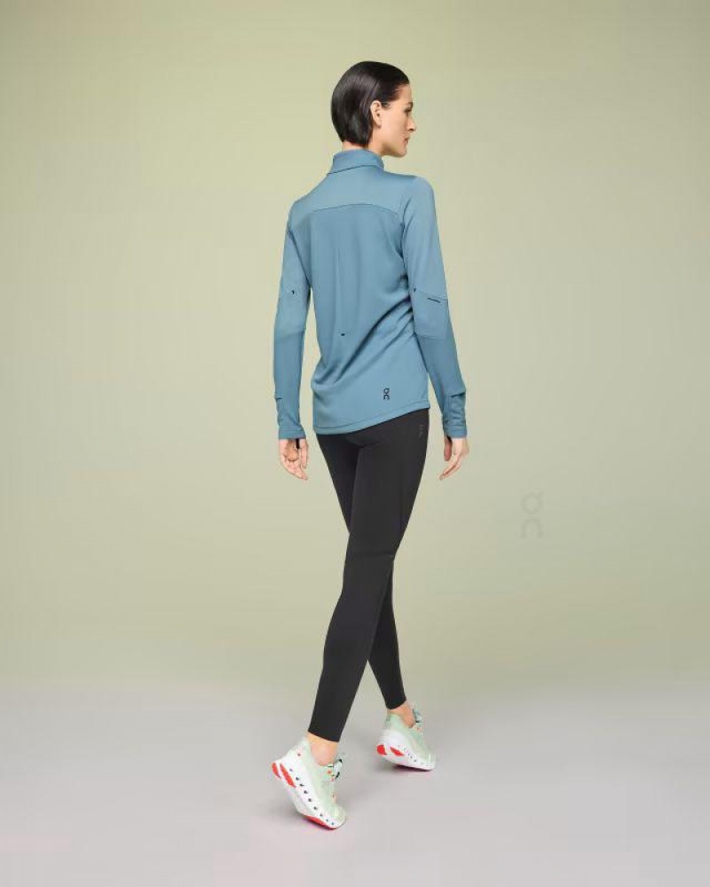 Blue On Cloud Climate Women's T Shirts | On_IN8712