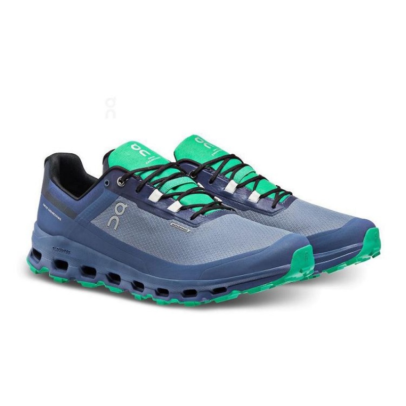 Blue On Cloud Cloudvista Waterproof Men's Hiking Shoes | On_IN8346