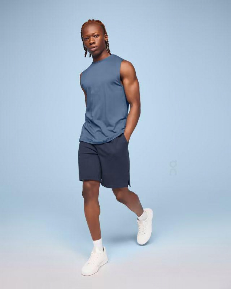 Blue On Cloud Focus Men's Tank Tops | On_IN8232