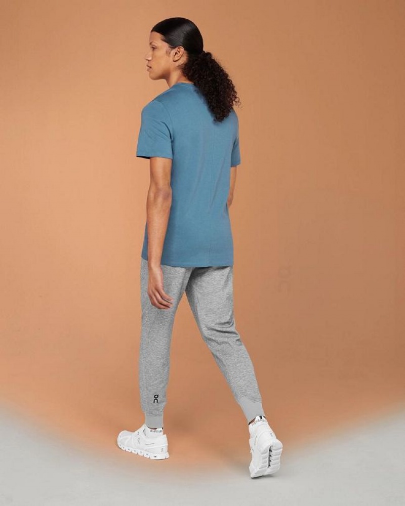 Blue On Cloud Graphic-T Men's T Shirts | On_IN8564