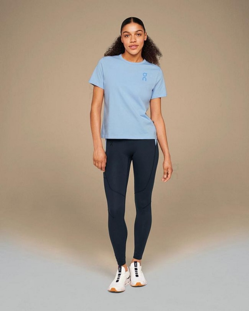 Blue On Cloud Graphic-T Women's T Shirts | On_IN8491