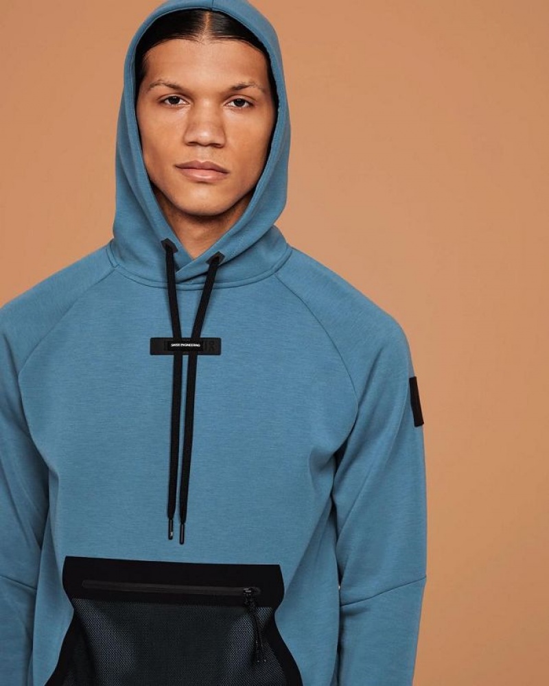 Blue On Cloud Men's Hoodie | On_IN8795