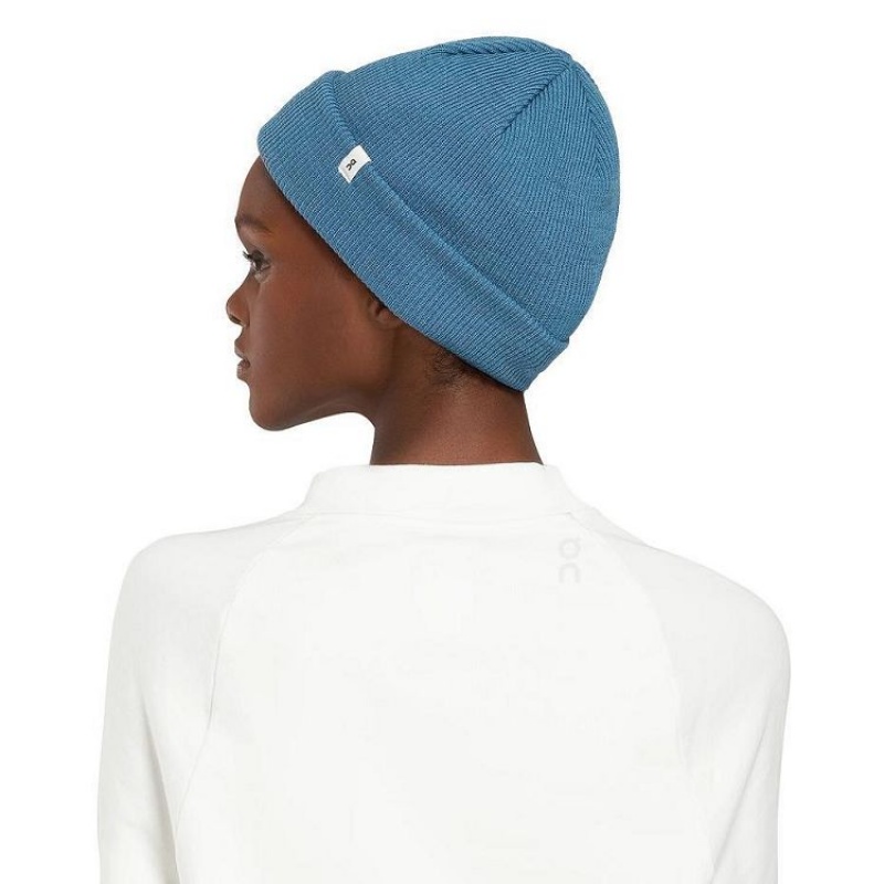 Blue On Cloud Merino Men's Beanie | On_IN8098