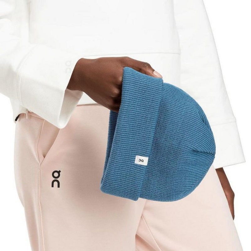 Blue On Cloud Merino Women's Beanie | On_IN8419