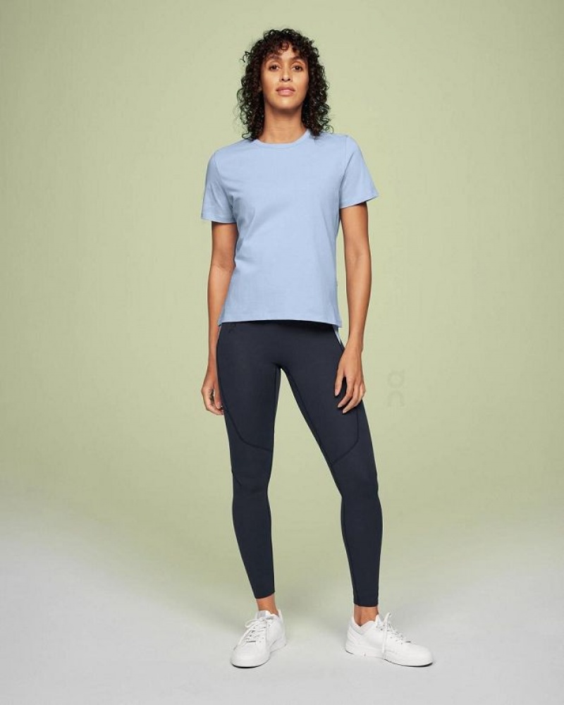Blue On Cloud On-T Women's T Shirts | On_IN9031