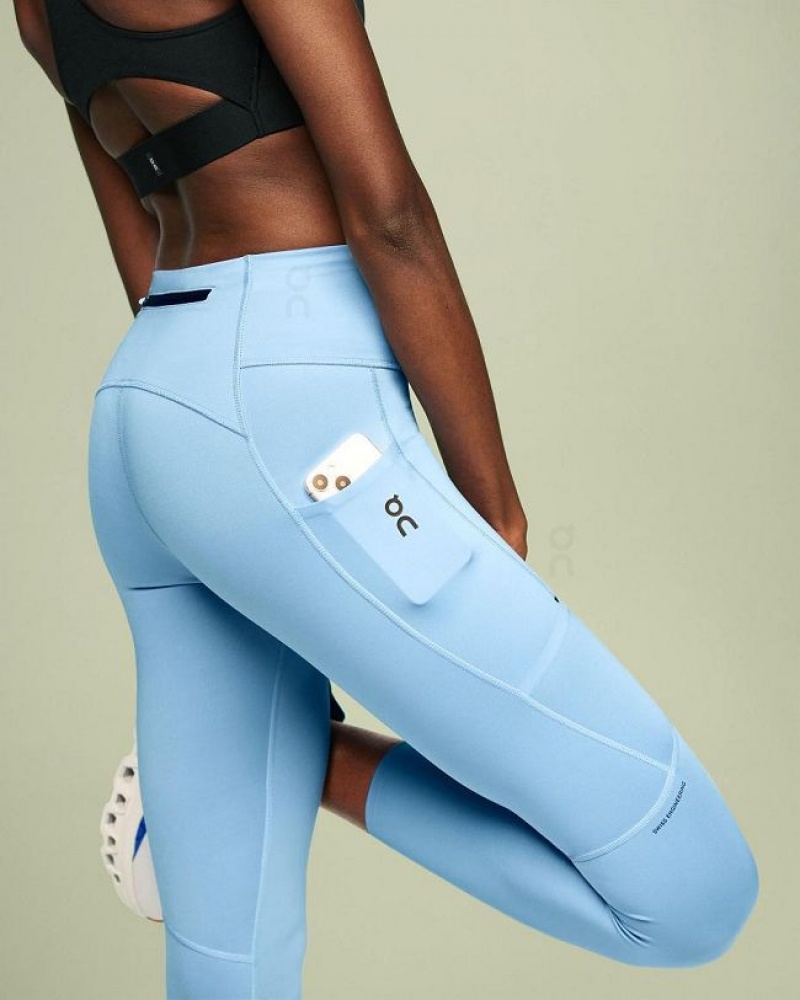 Blue On Cloud Performance 7/8 Women's Leggings | On_IN8941