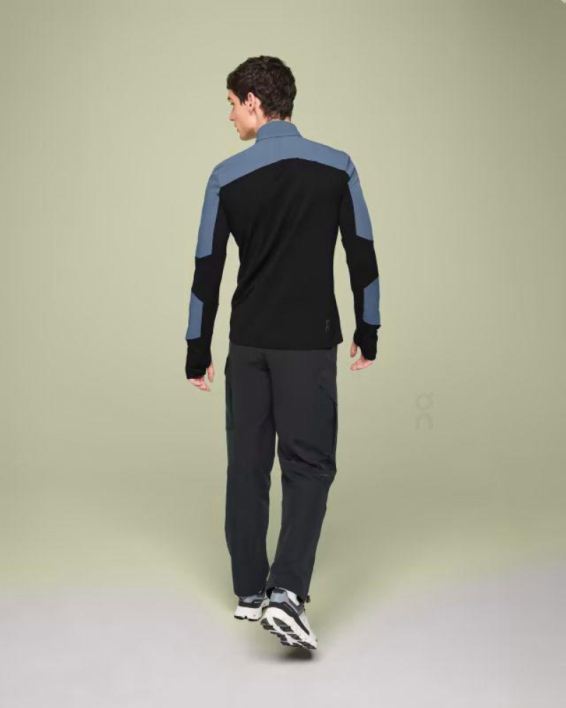 Blue On Cloud Trail Breaker Men's T Shirts | On_IN9037