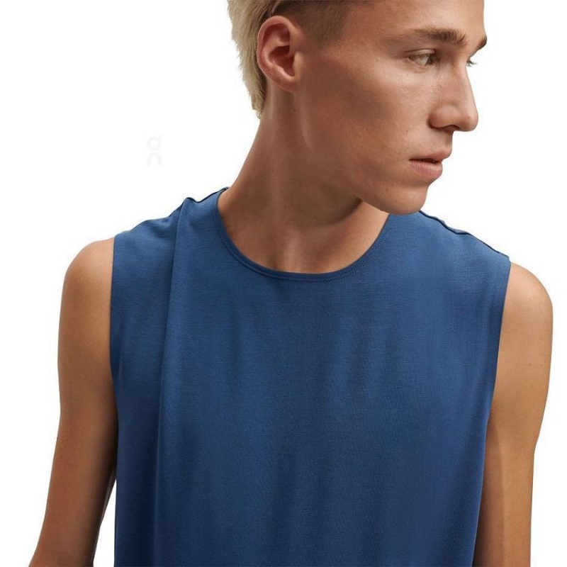 Blue On Cloud Training Men's Tank Tops | On_IN9068