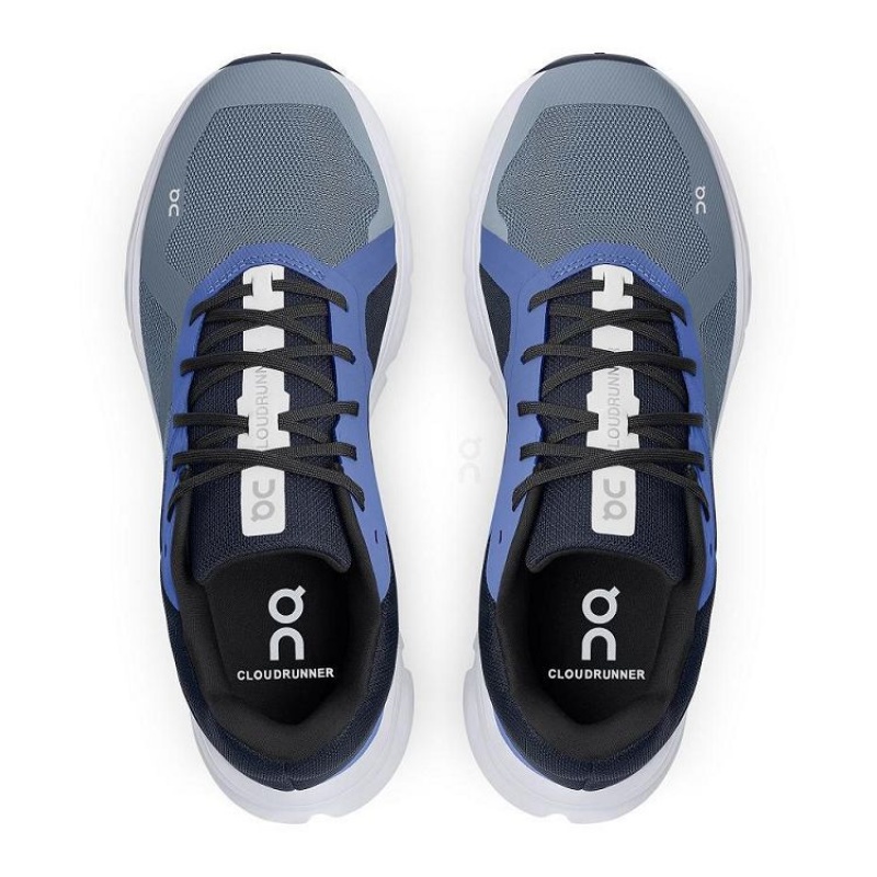 Blue / Grey On Cloud Cloudrunner Men's Running Shoes | On_IN8970