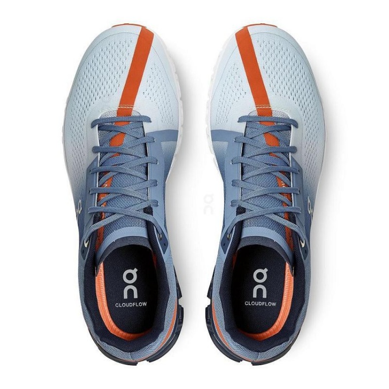 Blue / White On Cloud Cloudflow Men's Running Shoes | On_IN8762