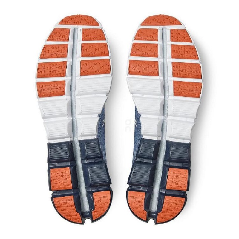 Blue / White On Cloud Cloudflow Men's Running Shoes | On_IN8762