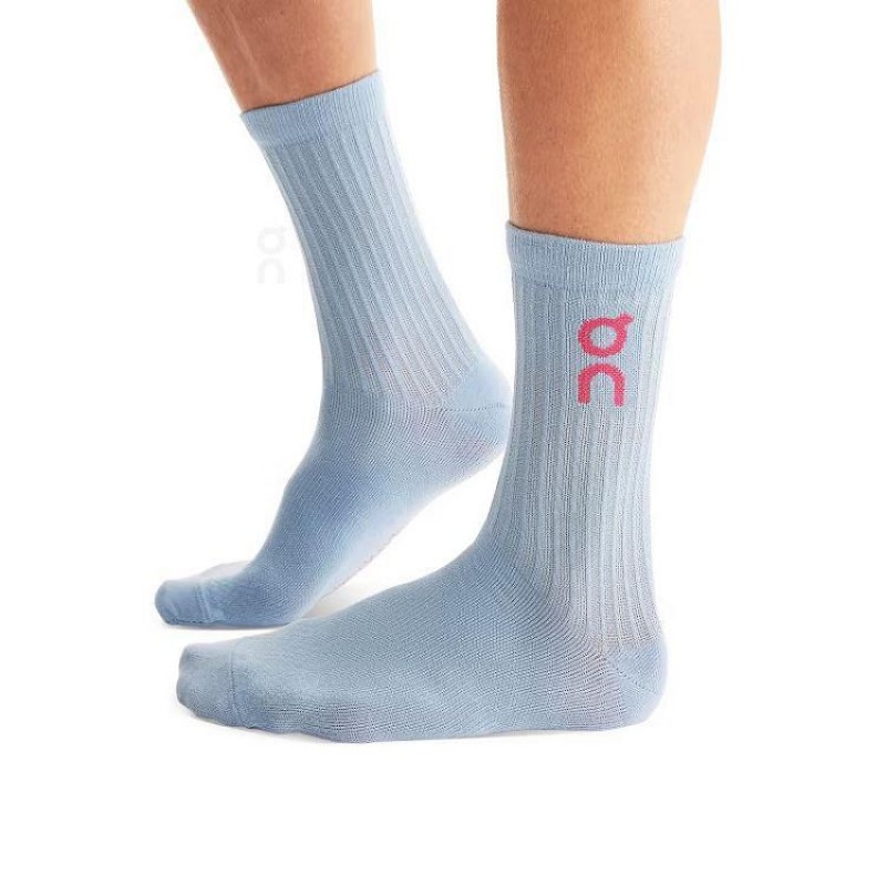 Blue / White / Yellow On Cloud Logo 3-Pack Women's Socks | On_IN8780