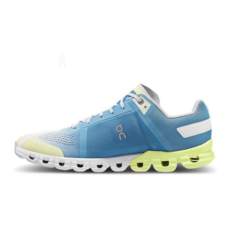 Blue / Yellow On Cloud Cloudflow Men's Running Shoes | On_IN8281