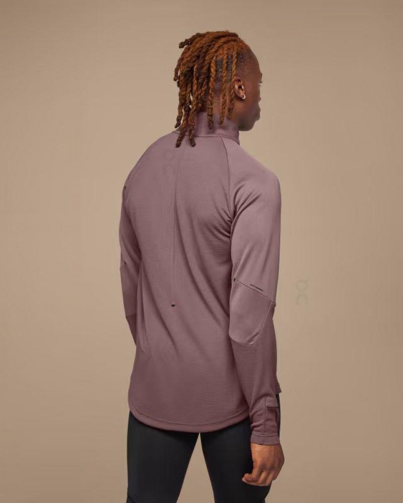 Brown On Cloud Climate Men's T Shirts | On_IN8116