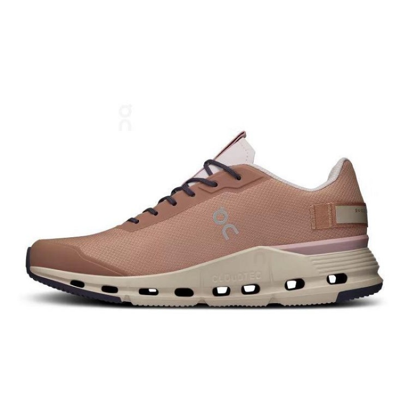 Brown On Cloud Cloudnova Form Women's Sneakers | On_IN9064