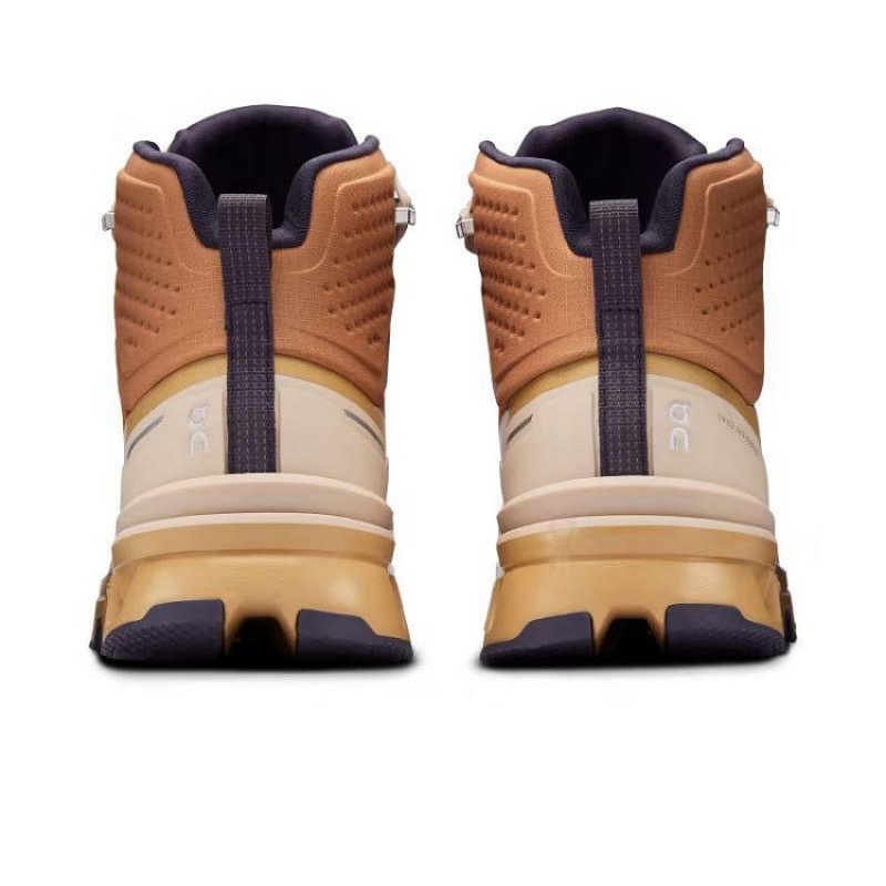 Brown On Cloud Cloudrock 2 Waterproof Men's Hiking Boots | On_IN8327