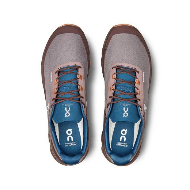 Brown On Cloud Cloudvista Waterproof Men's Trail Running Shoes | On_IN8874