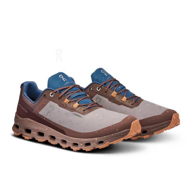Brown On Cloud Cloudvista Waterproof Men's Trail Running Shoes | On_IN8874