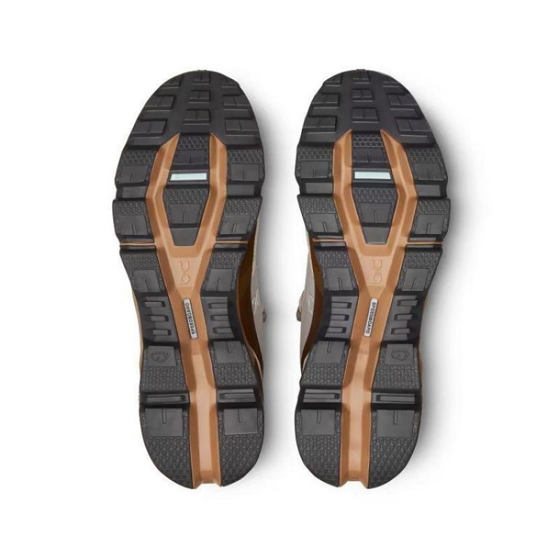 Brown On Cloud Cloudwander Waterproof Men's Hiking Shoes | On_IN9098