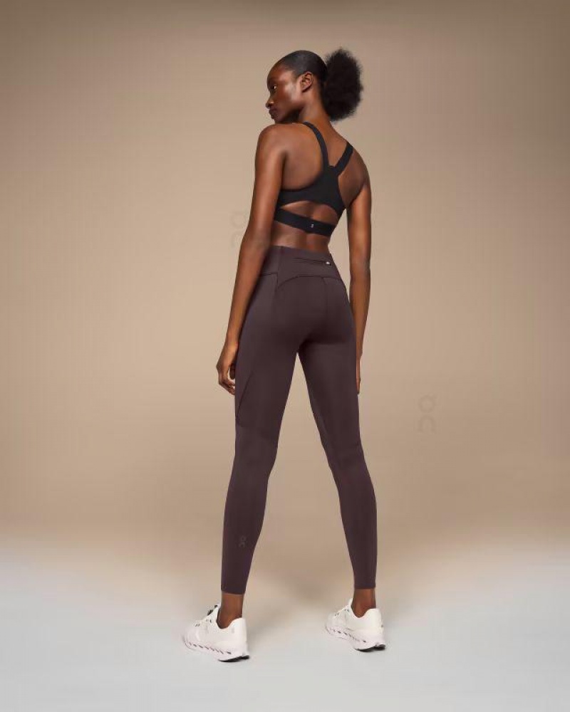 Brown On Cloud Performance Women's Leggings | On_IN8414