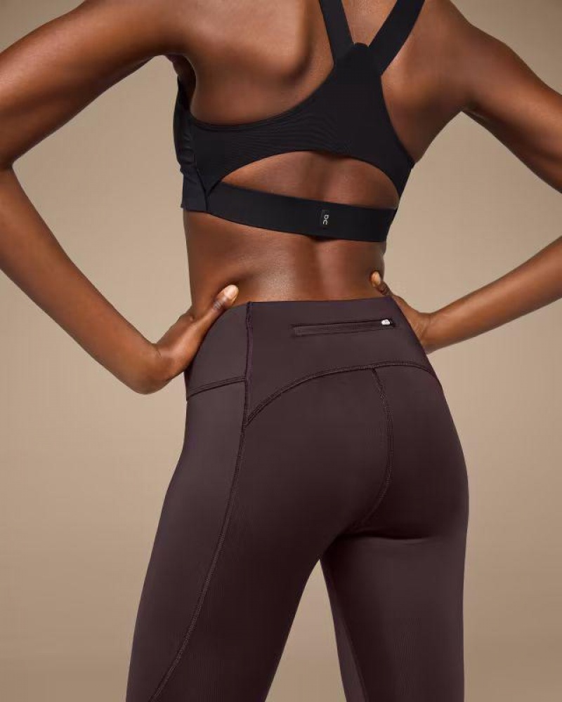 Brown On Cloud Performance Women's Leggings | On_IN8414