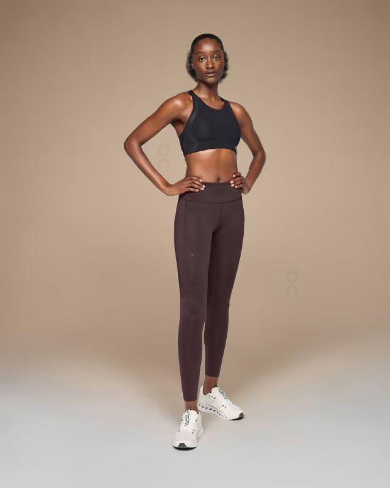 Brown On Cloud Performance Women\'s Leggings | On_IN8414