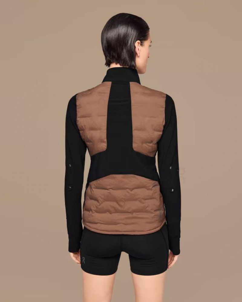Brown / Black On Cloud Climate Women's Jackets | On_IN8280