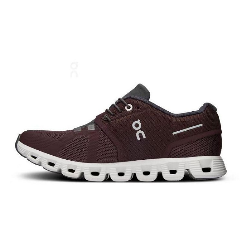 Burgundy On Cloud Cloud 5 Women's Sneakers | On_IN8136