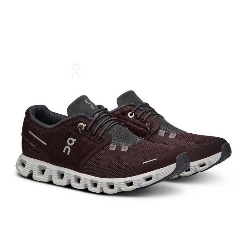 Burgundy On Cloud Cloud 5 Women's Sneakers | On_IN8136