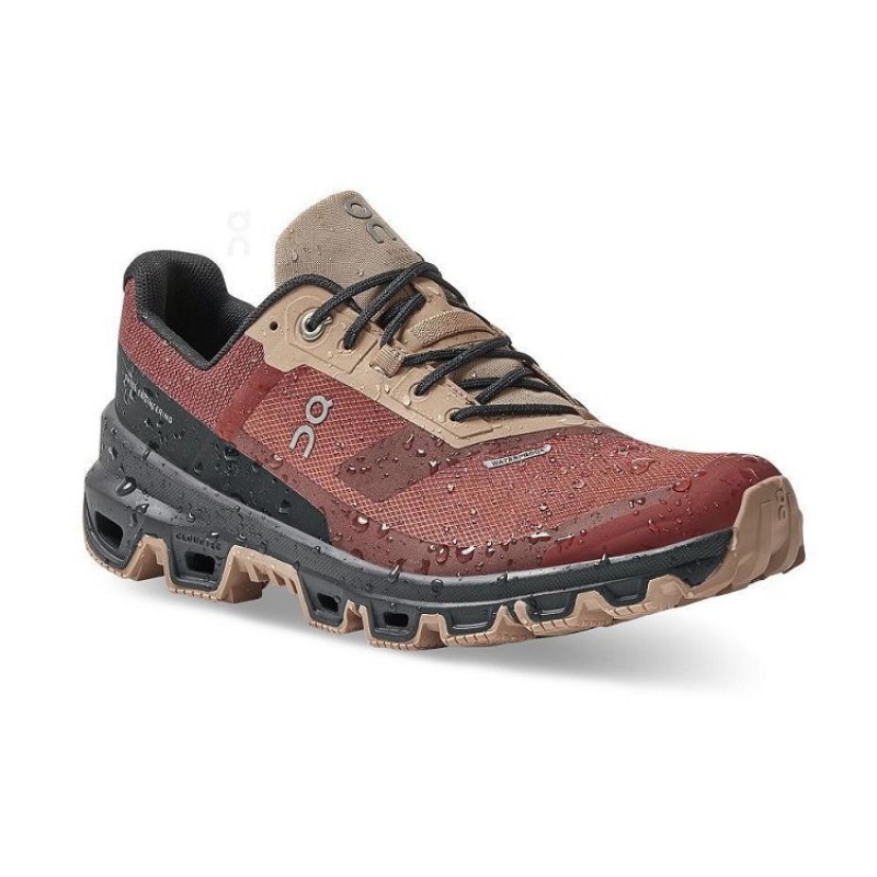 Burgundy On Cloud Cloudventure Waterproof Women's Trail Running Shoes | On_IN8431