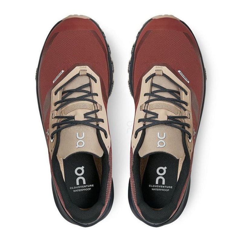 Burgundy On Cloud Cloudventure Waterproof Women's Trail Running Shoes | On_IN8431