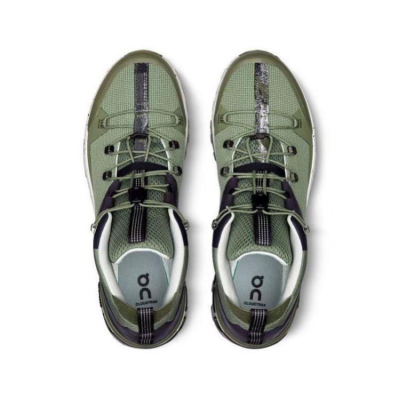 Green On Cloud Cloudtrax Men's Hiking Boots | On_IN8106