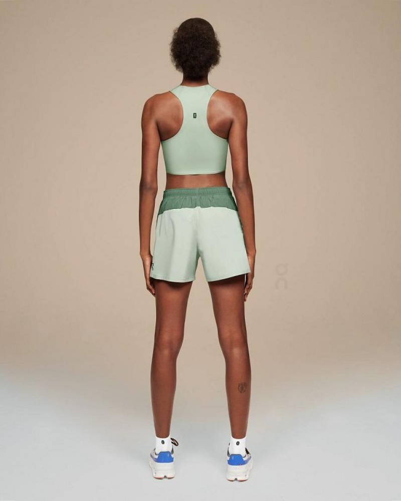 Green On Cloud Essential Women's Shorts | On_IN8454