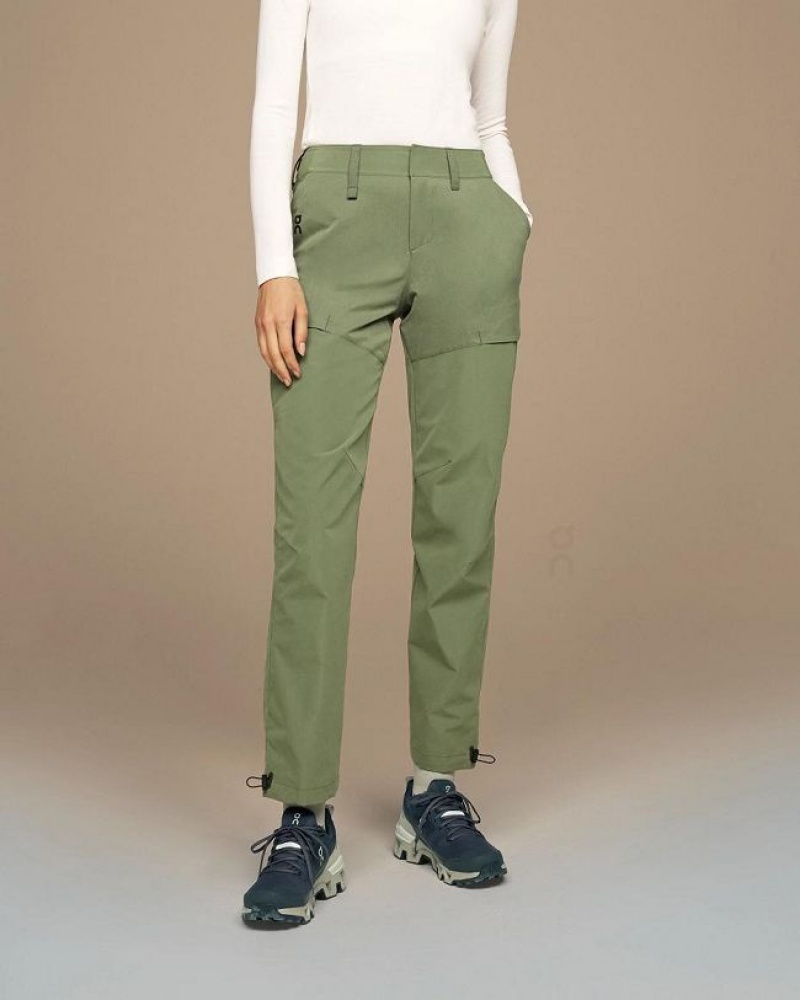 Green On Cloud Explorer Women's Pants | On_IN8149