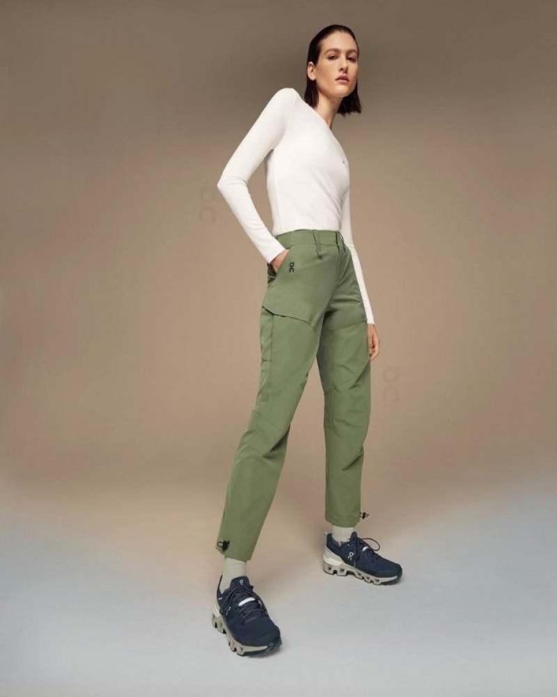 Green On Cloud Explorer Women's Pants | On_IN8149