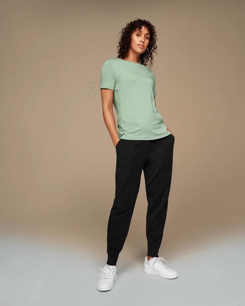 Green On Cloud Focus-T Women's T Shirts | On_IN8570