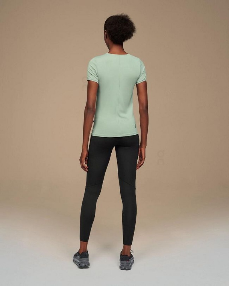 Green On Cloud Movement-T Women's T Shirts | On_IN8382