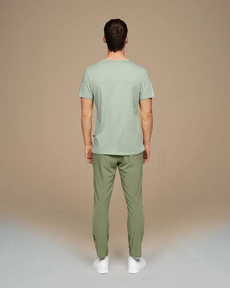 Green On Cloud On-T Men's T Shirts | On_IN8907