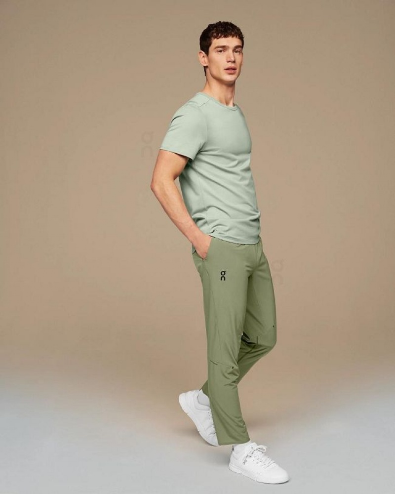 Green On Cloud On-T Men's T Shirts | On_IN8907