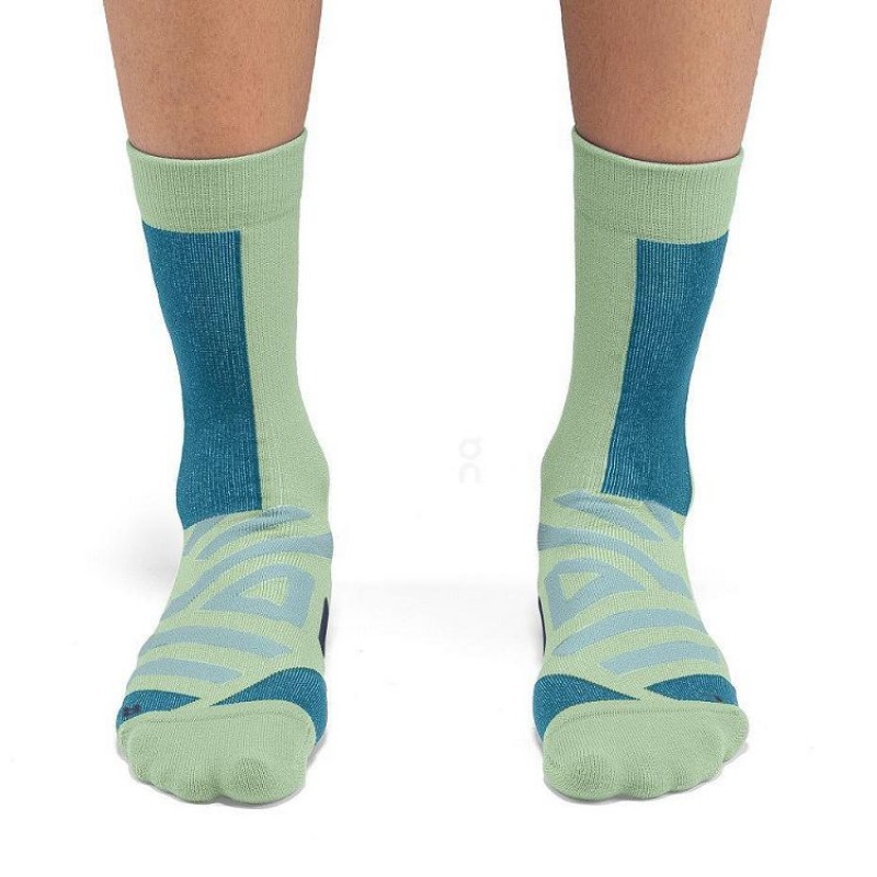 Green On Cloud Performance High Men's Socks | On_IN8286