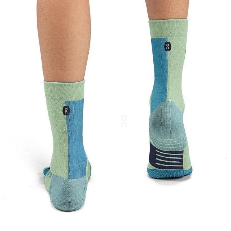 Green On Cloud Performance High Women's Socks | On_IN8984