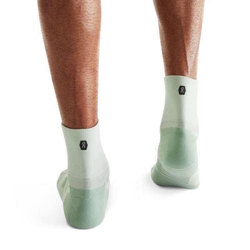 Green On Cloud Performance Mid Men's Socks | On_IN8603
