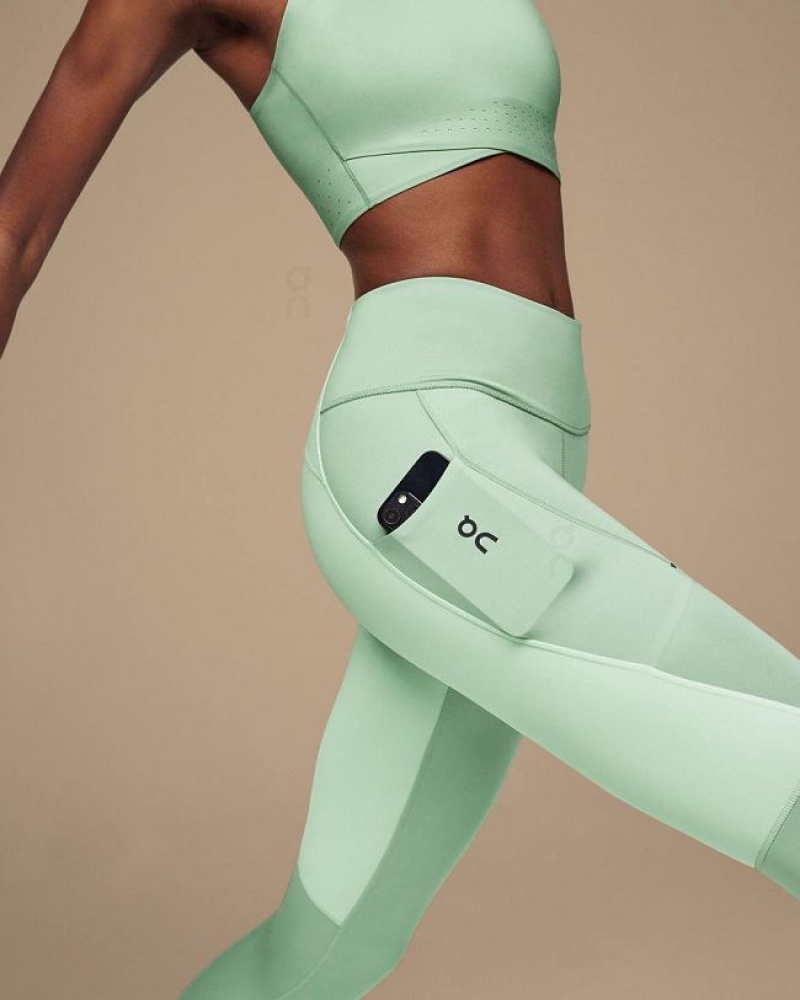 Green On Cloud Performance Women's Leggings | On_IN8723