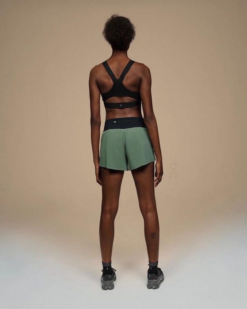 Green On Cloud Running Women's Shorts | On_IN8086