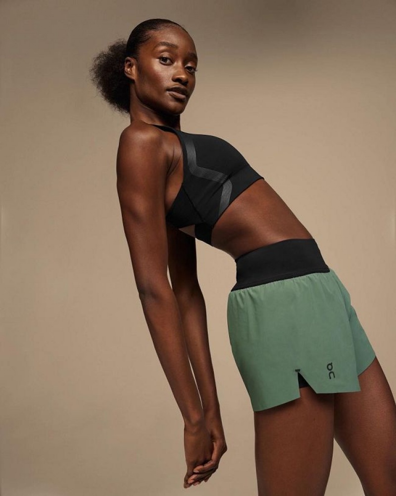 Green On Cloud Running Women\'s Shorts | On_IN8086